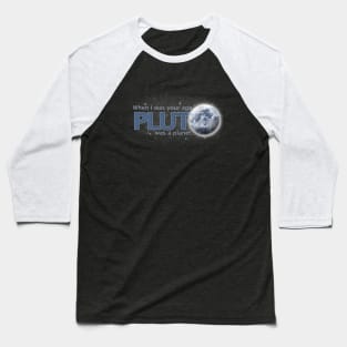 Pluto the Planet Baseball T-Shirt